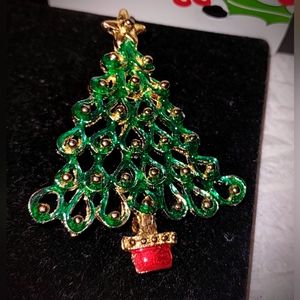 Fashion Christmas Tree Brooch